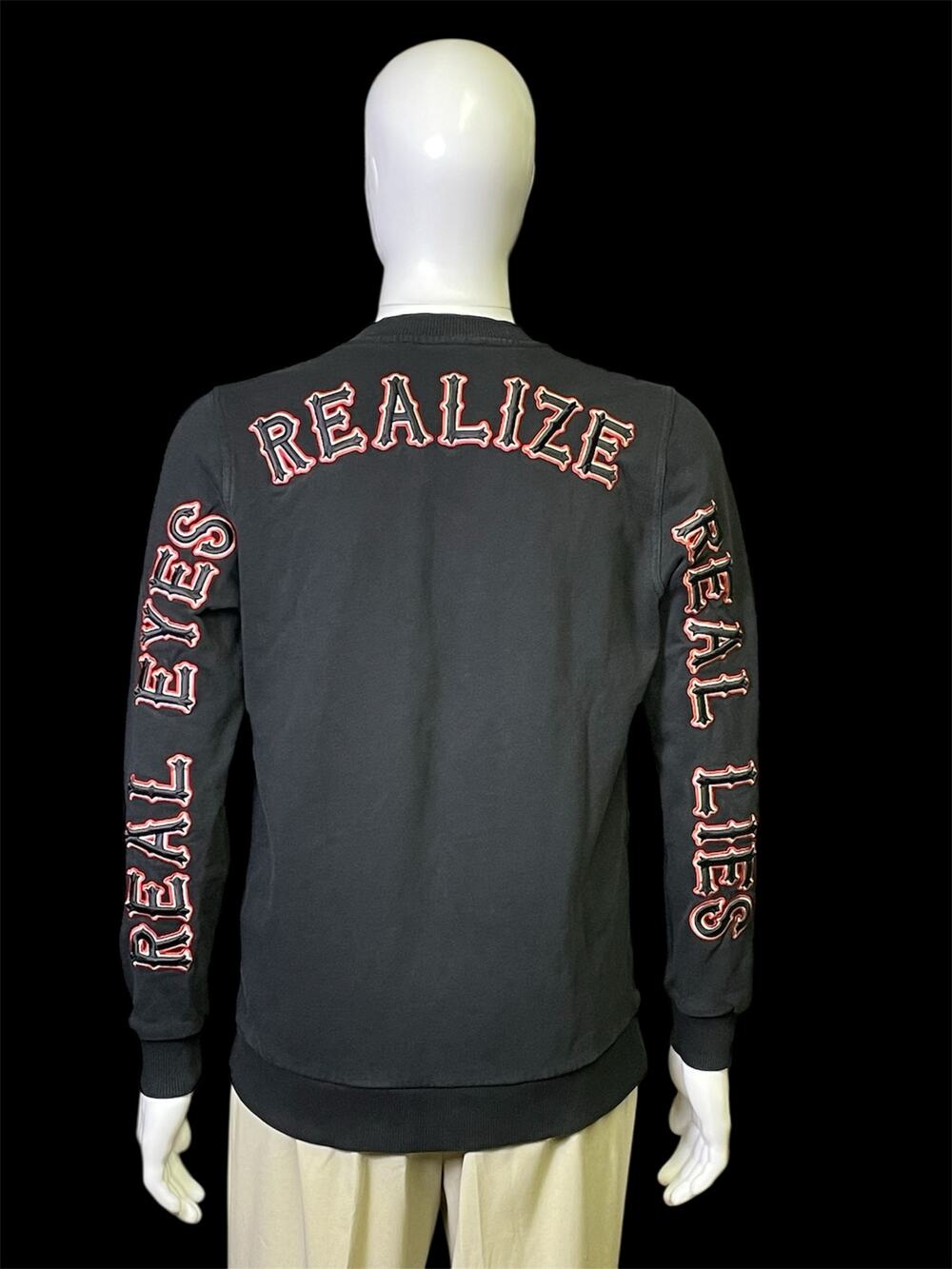 Archival FW16 Authentic Givenchy Tisci Embroidered Illuminati Sweatshirt Men XS